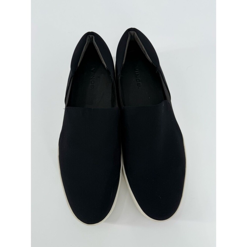 Vince Warren Slip-On Platform Sneaker | Black | Size 10M - Picture 5 of 8